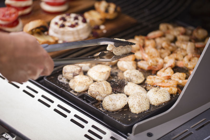 Plancha en fonte weber barbecues à gaz S