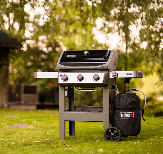 Barbecue à gaz Spirit II E-310 avec plancha émaillée Weber