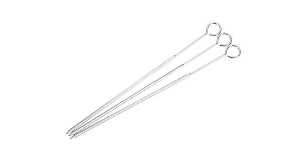 Morole Brochettes pour Barbecue 33 Pièces Pic a Brochette INOX Kebab  Brochette Kit Pique a Brochette